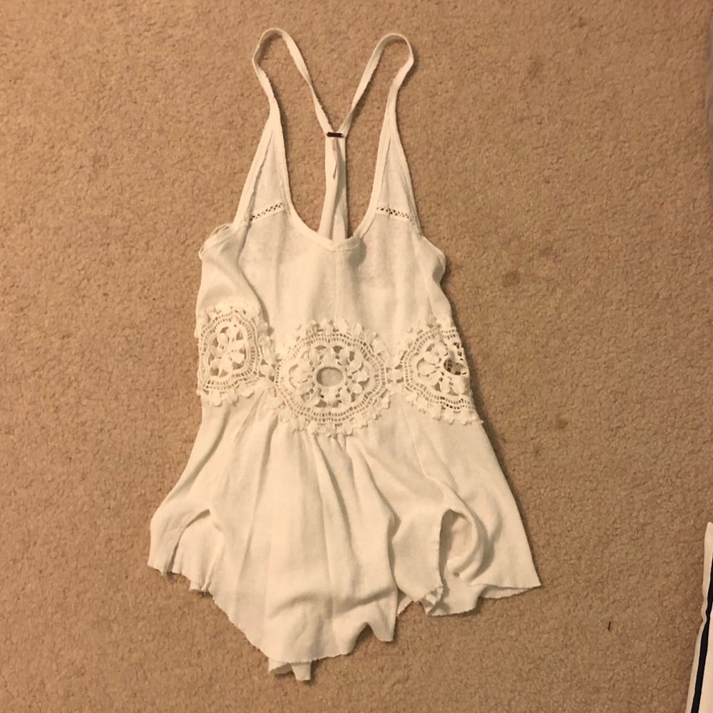 Free people white tank